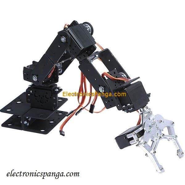 Dof Aluminium Mechanical Robotic Arm Clamp Claw Mount Robot Kit Star