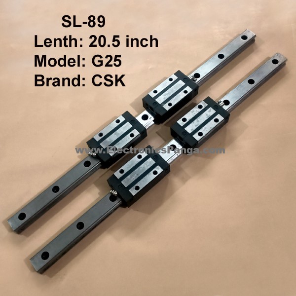 Cnc Csk G Double Linear Slides With Four Bearings Inch Length Sl