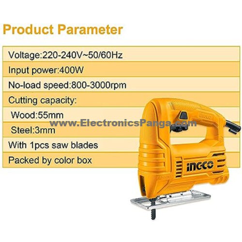 INGCO JS400285 400W 220V AC High Quality Jig Saw AS227 Star International