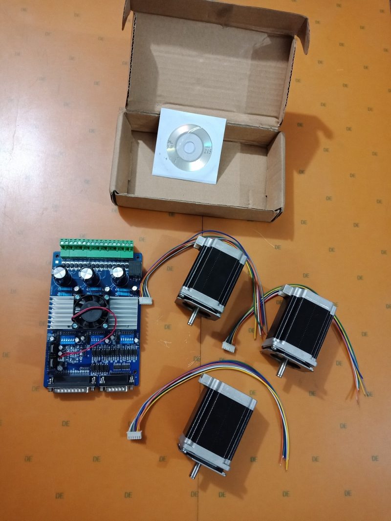 CNC KIT NEMA 23 stepper Motor with TB6560 Driver Kit with 24V Power ...