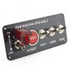 12V LED Ignition Switch Panel Engine Start Push Button Toggle Fit for Racing Car - Image 2