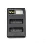 LCD Dual USB Charger for Xiaomi  4K Plus Action Camera - Image 3
