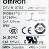 OMRON D4V-8107SZ Silver Point Movement Limit Switch Travel Switch LS03 - Image 2