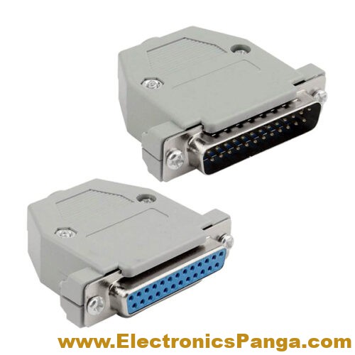 Mach3 Parallel Port DB25 25 Pin Male/Female Solder Connector + Plastic ...