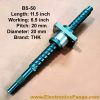 20X20 THK CNC Ball Screw 20mm Pitch 6.5inch Working and Length 11.5inch BS-50