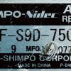 SHIMPO-Nidec  9:1 Ratio VRSF-S9D-750, VRSF-S9D-750-T1 Reducer Gearbox G68 - Image 2