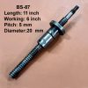 20X5 CNC Ball Screw With Nut 5mm Pitch 6inch Working and 11inch Length BS-87