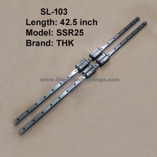 CNC THK SSR25 Double Linear Slides with Four Bearings 42.5inch Length SL-103