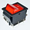KCD4 DPDT 6pin On/Off 2 Position AC Rocker Switch 15/30A 250V - Image 3