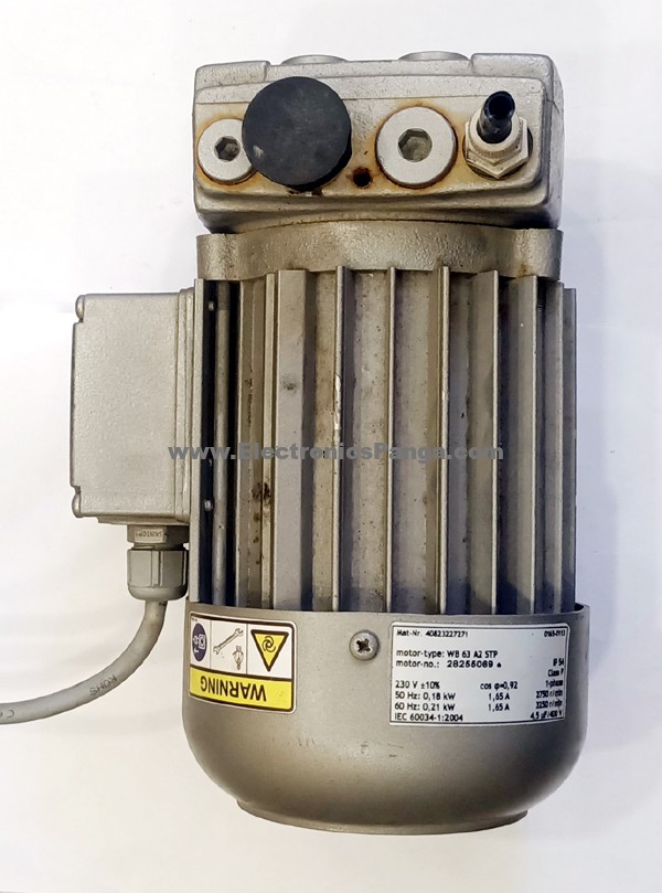 BECKER Vakuumpumpe VT4.4, 230V, Anschluss Saugseite G1/4