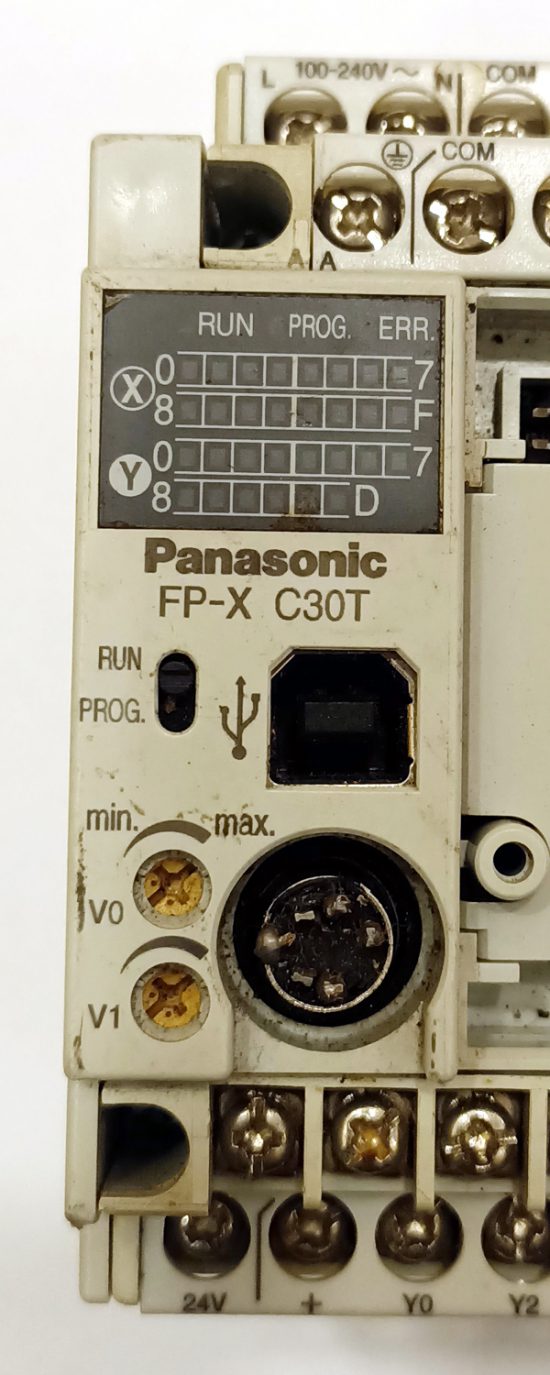 PANASONIC FP-X C30T 24V/DC Control Unit Programmable Logic Controller (PLC) PL18 - Image 3