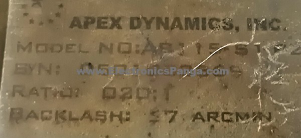 APEX DYNAMICS 20:1 Ratio 110mm Input Flange Reducer Gearbox G123 - Image 2