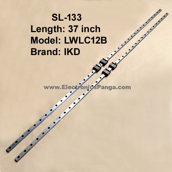 CNC IKD LWLC12 Double Linear Slides with Four Bearings 37inch Length SL-133