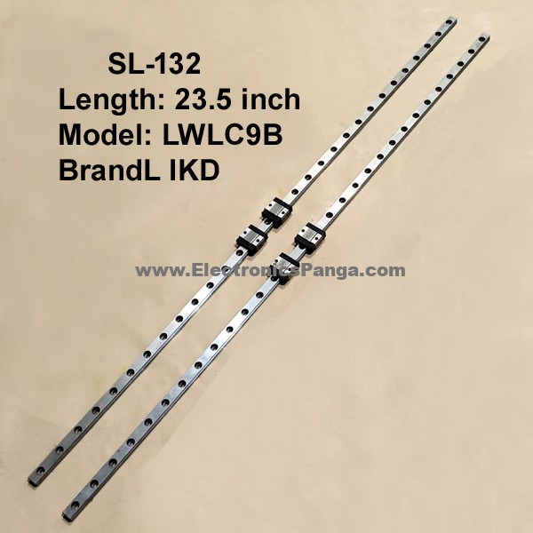 CNC IKD LWLC9B Double Linear Slides with Four Bearings 23.5inch Length SL-132
