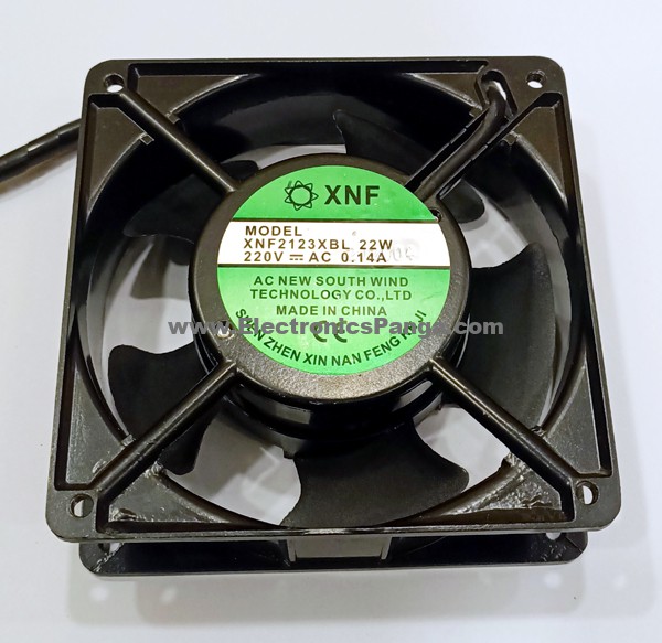 SHEN ZHEN XNF XNF2123XBL 220V/AC 0.14A 120X120X38mm Cabinet Cooling Fan AS42 - Image 2