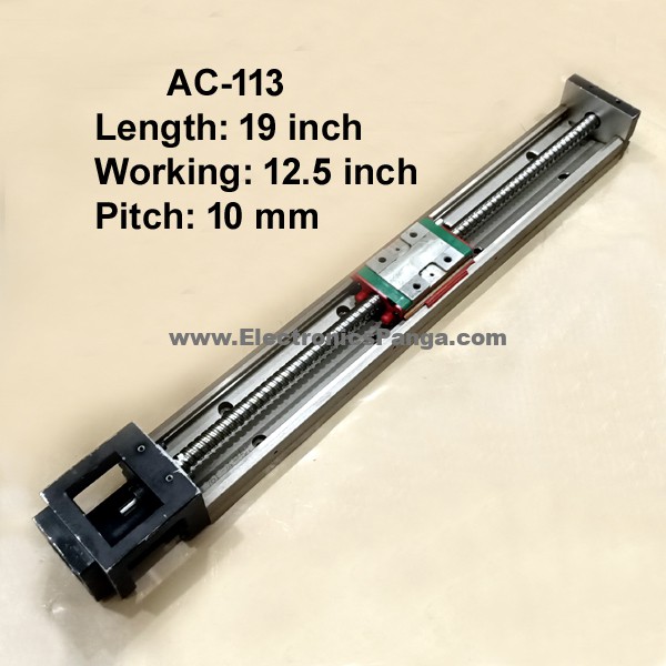 CNC Linear Actuator 10mm Pitch 12.5inch Working and 19inch Length AC-113