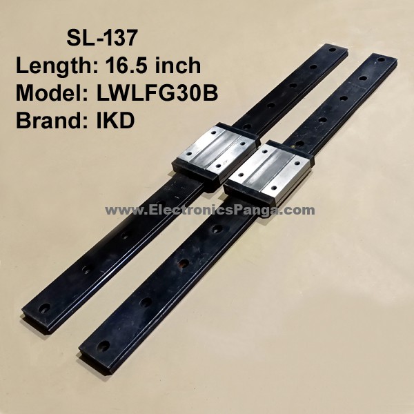 CNC IKD LWLFG30B Double Linear Slides with Two Bearings 16.5inch Length SL-137