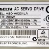 DELTA 200w (0.2kw) ASD-A0221LA AC Servo Driver SD96 - Image 2