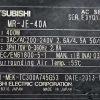 MITSUBISHI 400w (0.4kw) MR-JE-40A AC Servo Driver Tested SD87 - Image 2