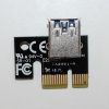 PCI-E Express 1x to 16x Mining Dedicated Graphics Card Extension Cable Adapter Extender Riser Card Adapter with USB 3.0 SATA 15 Pin Power Cable - Image 3