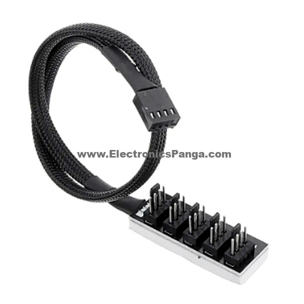 5-pin Computer CPU PWM Fan Hub Extension Cable 5Pin Motherboard Pair Wiring  Fan Concentrator – Star International