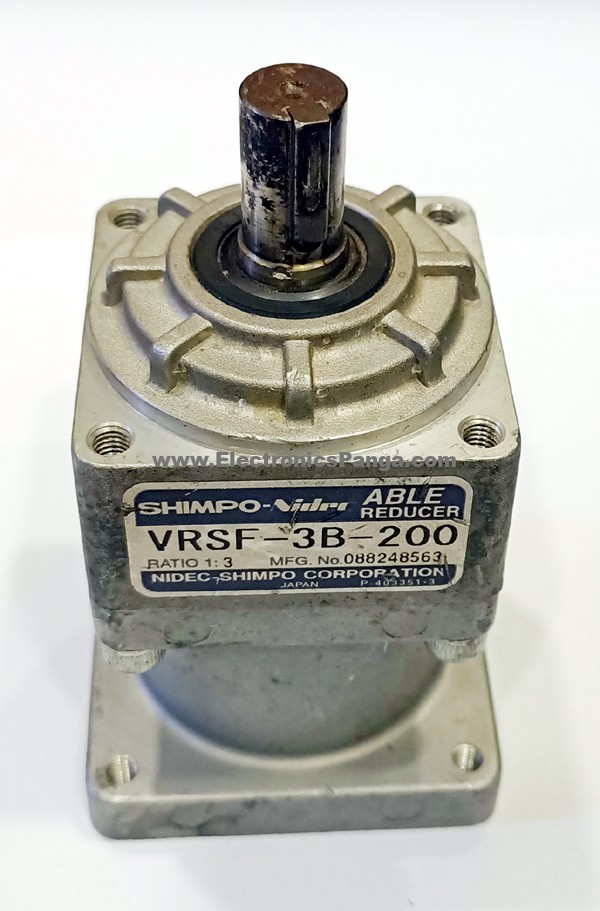 SHIMPO-Nidec 3:1 Ratio VRSF-3B-200 Able Reducer Gearbox G168 - Image 5