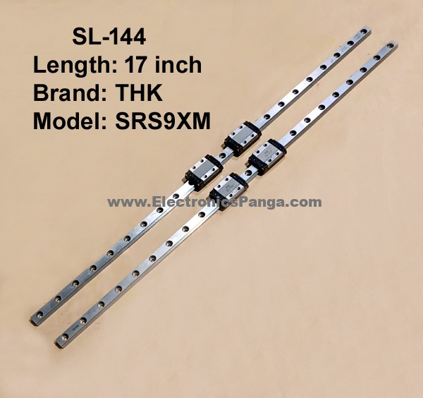 CNC THK SRS9XM Double Linear Slides with Four Bearings 17inch Length SL-144