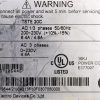 TECO TSTE20C 4.4A AC Servo Driver Blind Condition SD136 - Image 2