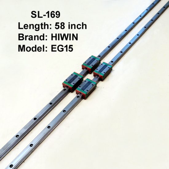 thumbnail image 2 of 1PC HIWIN EGH15CA Linear Guideway Block Slider Bearing Rail For CNC Router EG15 2 of 5
