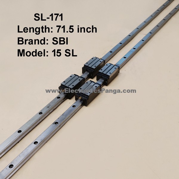 CNC SBI 15SL Double Linear Slides with Four Bearings 71.5inch Length SL-171