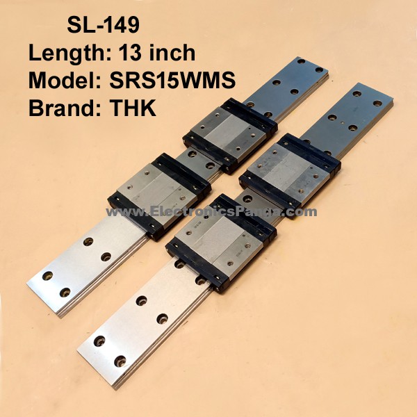 CNC THK SRS15WMS Double Linear Slides with Four Bearings 13inch Length SL-149