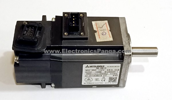 MITSUBISHI 0.1kw (100w) HG-KR13 AC Servo Motor + Driver MR-J4-10A Tested  MD63