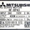 MITSUBISHI 400w (0.4kw) HF-KP43 AC Servo Motor + Driver MR-J3-40A Tested MD60 - Image 3