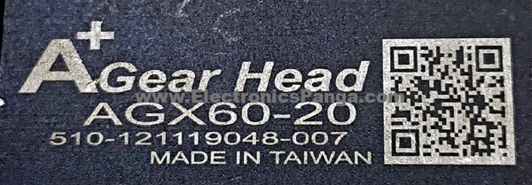 20:1 Ratio AGX60-20 Reducer Gearhead For 200w & 400w Servo Motor G233 - Image 2