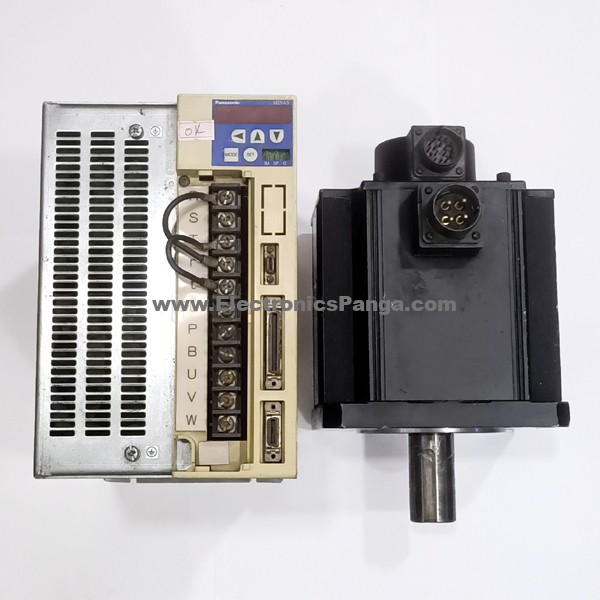 PANASONIC 5kw (5000w) AC Servo Motor + Driver MHD503A1VE Tested MD74