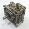 20:1 Ratio Silver Worm Gearbox For 750w Servo Motor G307