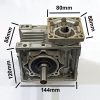 20:1 Ratio Silver Worm Gearbox For 750w Servo Motor G307 - Image 6