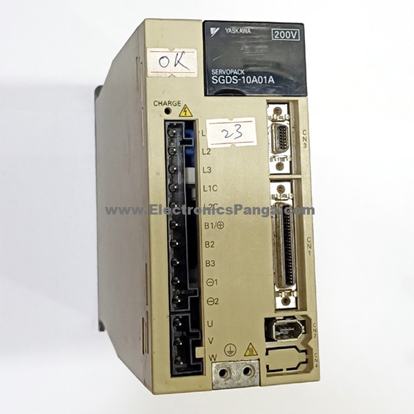 YASKAWA 1000W (1kw) SGMAV-10ADA21 AC Servo Motor + Driver SGDS-10A01A ...