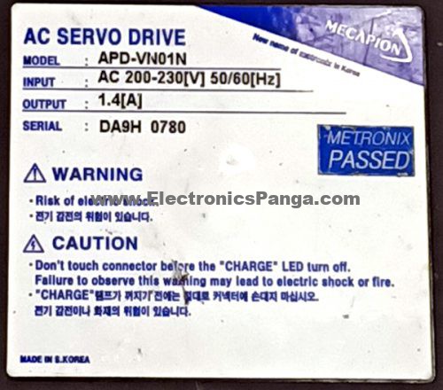 MECAPION 1.4A 220V APD-VN01N AC Servo Driver SD223 – Star International