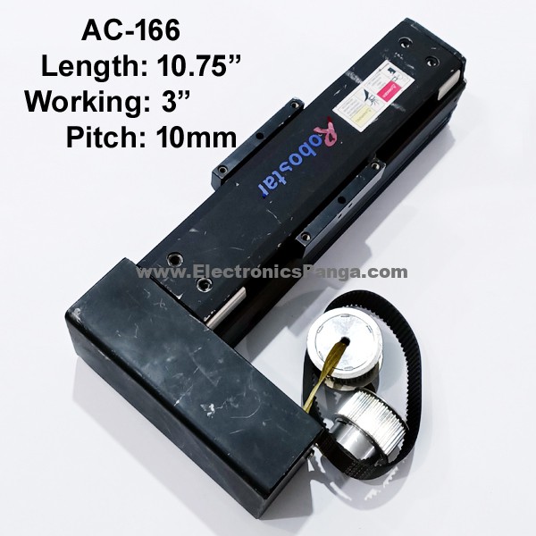 ROBOSTAR CNC Complete Actuator 10mm Pitch 3inch Working and 10.75inch Length AC-166