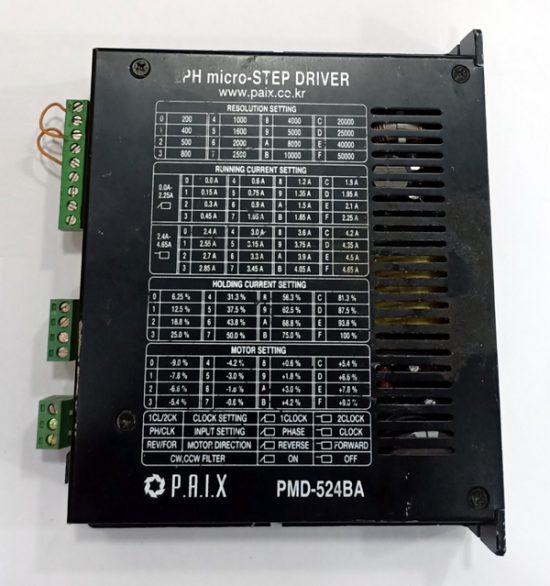 P.A.I.X PMD-524BA 100-220V/AC 4.65A 2-Phase Stepper Driver STD68 - Image 4
