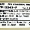 MATSUSHITA NAIS FP1-C24 AFP12243-F FP1 Control Unit PL56 - Image 2