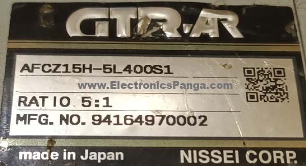 NISSEI GTR-AR AFCZ15H-5L400S1 5:1 Ratio Right Angle Reducer Gearbox For ...