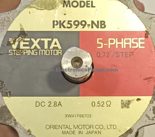 ORIENTAL MOTOR Vexta PK599-NB 2.8A 0.72°/Step 5-Phase Stepping Motor STM84