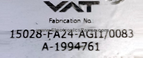 VAT 15028-FA24-AGI1/0080 15028-FA24-AGI1/0083 Gate Valve N201 – Star ...