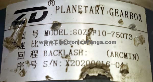 ZD 10:1 Ratio 80ZDF10-750T3 Planetary Gearbox For 750w Servo Motor G356 - Image 2