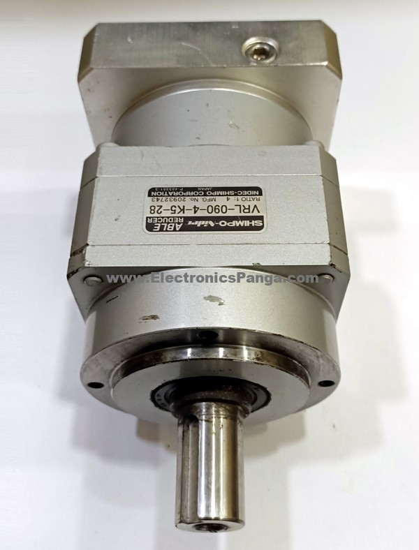 SHIMPO-Nidec 4:1 Ratio VRL-090-4-K5-28 Able Reducer Gearbox G397 - Image 4
