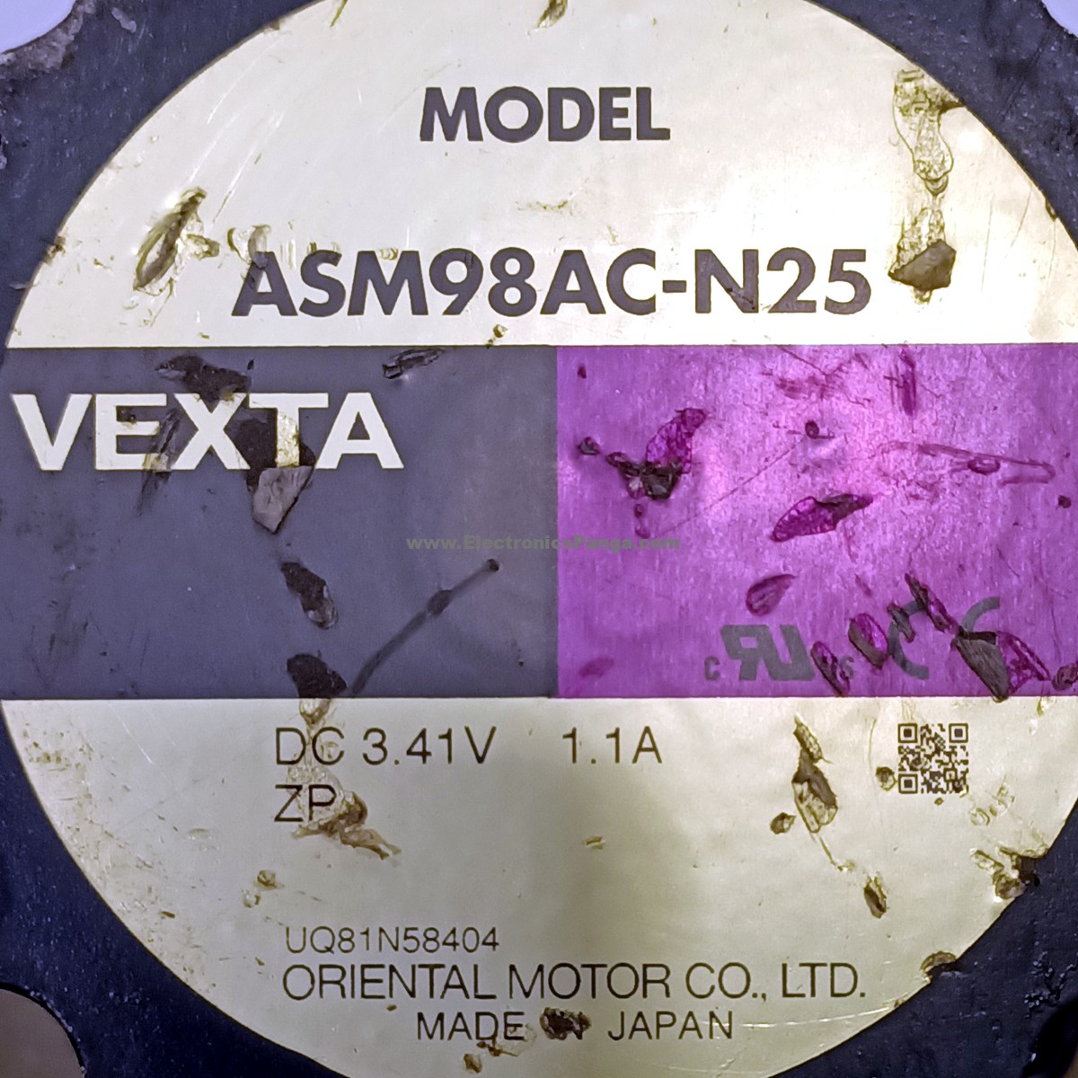 ORIENTAL MOTOR VEXTA ASM98AC-N25 Closed Loop Stepping Motor + Driver  ASD16A-S Tested SMD46