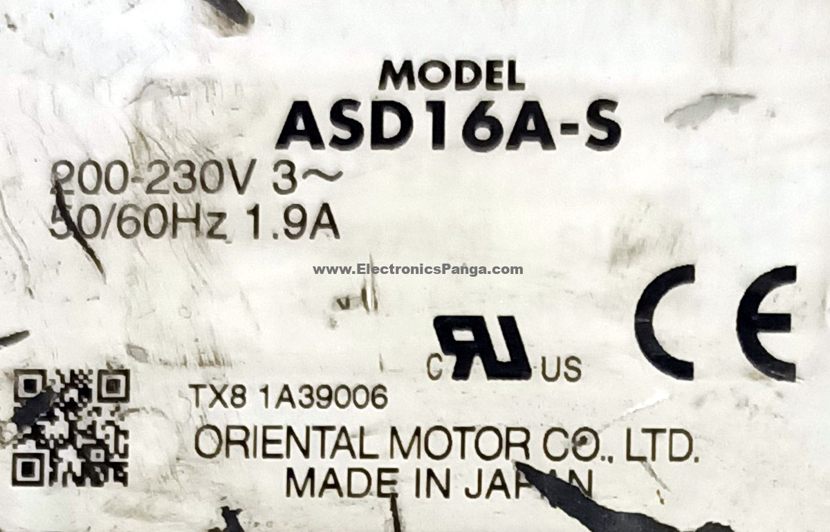 ORIENTAL MOTOR VEXTA ASM98AC-N25 Closed Loop Stepping Motor +