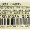ROCKWELL SAMSUNG AUTOMATION 400w (0.4kw) CSDJ_04BX2 CSDJ-04BX2 AC Servo Driver SD346 - Image 2